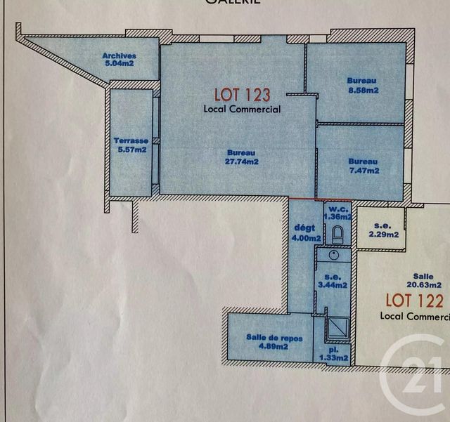 Appartement F3 à vendre - 3 pièces - 63.0 m2 - LA LONDE LES MAURES - 83 - PROVENCE-ALPES-COTE-D-AZUR - Century 21 Pavillon Or