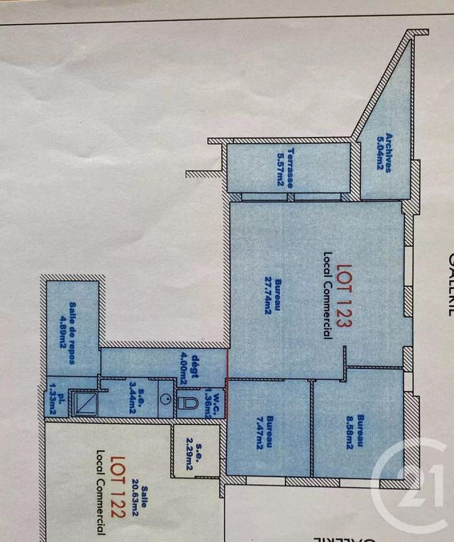 Appartement F3 à vendre - 3 pièces - 63.0 m2 - LA LONDE LES MAURES - 83 - PROVENCE-ALPES-COTE-D-AZUR - Century 21 Pavillon Or